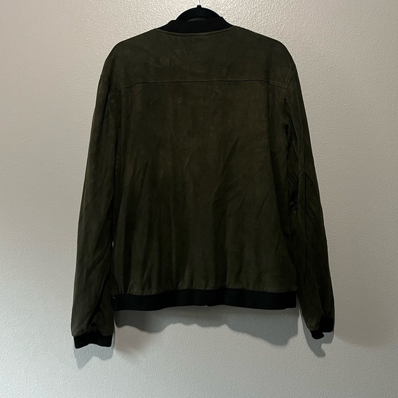 FOREVER 21- Men’s Lightweight Bomber Jacket in Army Green Size XL - Picture 2 of 3